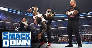 The Usos Superkick Roman Reigns to shatter The Bloodline: SmackDown highlights, June 16, 2023