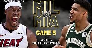 Milwaukee Bucks vs Miami Heat Full Game 5 Highlights | Apr 26 | 2023 NBA Playoffs