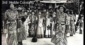 Rank of Imperial Consorts in Qing Dynasty