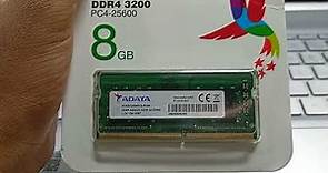 Adata Laptop Ram Review 8 Gb DDR4 3200mhz