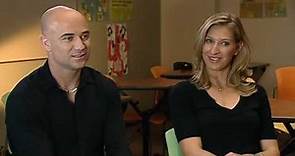 Andre Agassi and Steffi Graf on INSIDE SPORT (BBC) - PART 2 of 3