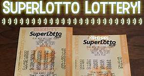 SUPERLOTTO LOTTERY - MUCH HIGHER JACKPOT CHANCE! - $16 MILLION JACKPOT! - January 30, 2021