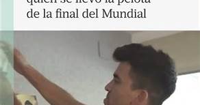 Marcos Acuña reveló quién se quedó con la pelota de la final del Mundial