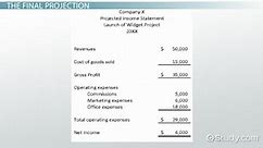 Projected Income Statement | Overview, Uses & Example