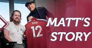 "You're My Hero" | Mark Noble Surprises Veteran and West Ham Fan with Special Gift | Matt's Story