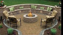Installing Circle Paver kit, pathway, firepit, retaining wall and seating area(Part 1)