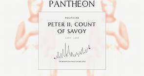 Peter II, Count of Savoy Biography - European noble