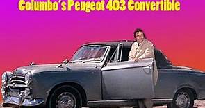 WHAT HAPPENED TO THE ORIGINAL COLUMBO PEUGEOT 403 CAR FROM TV SERIES VLOG