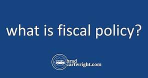 What is Fiscal Policy? | Fiscal Policy Explained | Overview | IB Macroeconomic