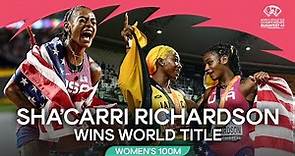 Sha'Carri Richardson blazes to 100m gold 🔥 | World Athletics Championships Budapest 23