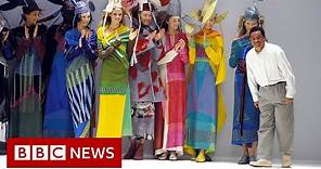 Tributes paid to Japanese fashion designer Issey Miyake – BBC News