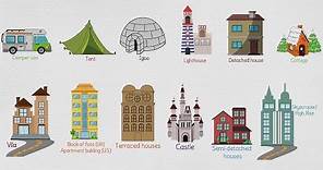 Different Types of Houses | List of House Types in English