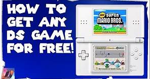How To Play Any DS Game FREE on DS/DS Lite!