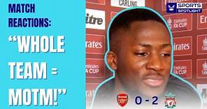 Ibrahima Konaté on Liverpools win against Arsenal | Arsenal 0-2 Liverpool | FA Cup 3rd Round