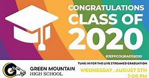 Green Mountain High School Graduation 2020