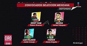 Dan a conocer la lista de convocados de la Selección Mexicana para los amistosos | Ciro Gómez Leyva