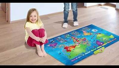 Push to Talk Kids World Map - For Sale by Travel is Life