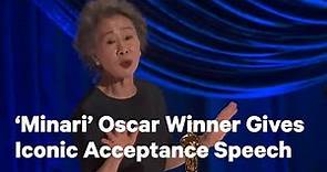 'Minari' Actor Yuh-Jung Youn Gives Hilarious Oscars Speech