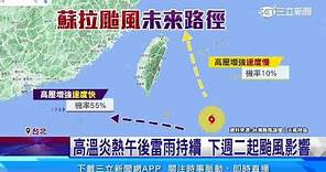 第9號颱風「蘇拉」生成 估下週三最靠近台｜三立新聞網 SETN.com