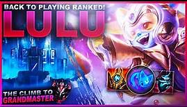 BACK TO PLAYING RANKED! PERFECT LULU! | League of Legends