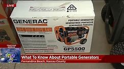 What to know about portable generators