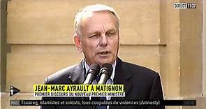 Le premier discours de Jean-Marc Ayrault - Le Figaro