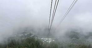 Gondola SkyRide - Grouse Mountain into the clouds. May 21, 2023