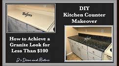 DIY Kitchen Countertop Makeover