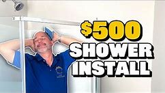 Plastic Wall Shower Kit Install From Home Depot