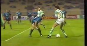 Heimo Pfeifenbergers Tor für Rapid gegen Inter 1990