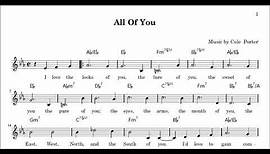 "All Of You" Cole Porter