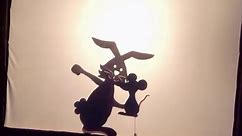 Little Bunny Foo-Foo #nappyspuppets #bunny #shadowpuppet #bonkbonk #linkinbio☝️