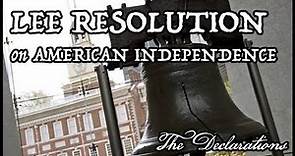 Lee Resolution | The Declarations