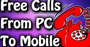 How To Make Free Calls From PC To Any Phone Number ✔