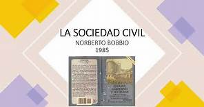¿Qué es la sociedad civil?- Norberto Bobbio, 1985