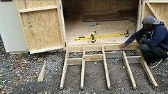 How to build a Ramp for your shed part two