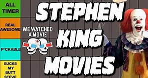 Stephen King Movies Tier List!