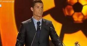 Cristiano Ronaldo wins La Liga BEST PLAYER of the season award LFP Awards 2014