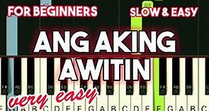 SIDE A - ANG AKING AWITIN | SLOW & EASY PIANO TUTORIAL