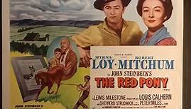 The Red Pony (1948) Myrna Loy Western Movie