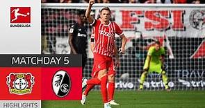 Bayer 04 Leverkusen - SC Freiburg 2-3 | Highlights | Matchday 5 – Bundesliga 2022/23