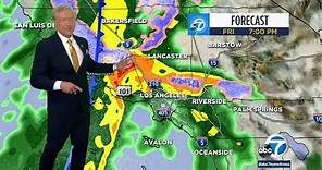 SoCal storm coverage: Timeline of when to expect rain, snow