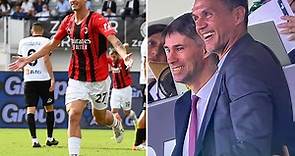 Paolo Maldini's son Daniel, 19, scores on AC Milan debut as dad watches on