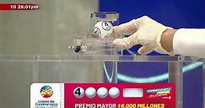 Resultados del Sorteo del Premio Mayor de 6000 Millones de la Lotería de Cundinamarca