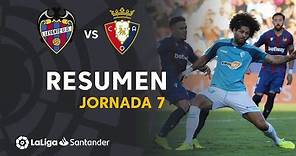 Resumen de Levante UD vs CA Osasuna (1-1)