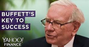 Warren Buffett gives advice on success and life's big decisions