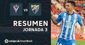 Resumen de CD Mirandés vs Málaga CF (1-3)
