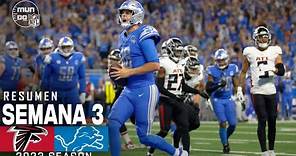 Atlanta Falcons vs. Detroit Lions | Semana 3 NFL 2023 | NFL Highlights Resumen en español