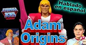 Príncipe Adam Origins He-Man Review en español Eternia Toys