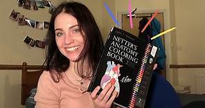 ANATOMY BOOK REVIEW| Netter's Anatomy Colouring Book